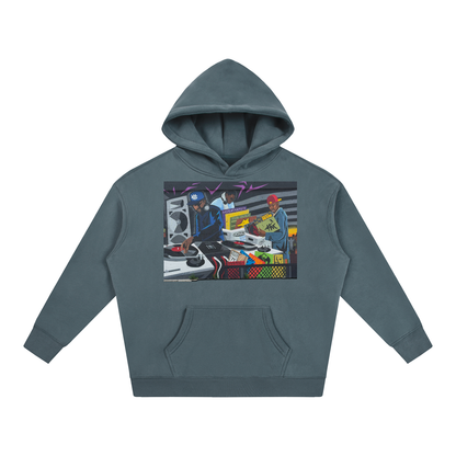 "CHUGHES 4 EVA" Oversize Fleeced Hoodie