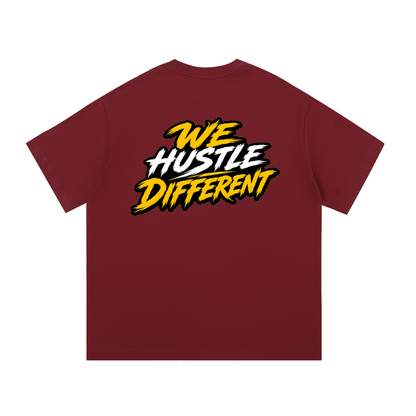 "Hustle Different" Cotton T-Shirt