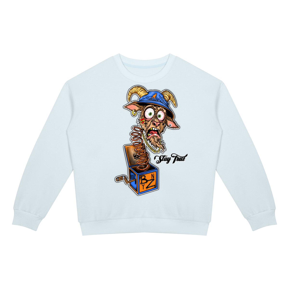 Brooklyn Zoo™ "Jumpin Jackass" Drop Shoulder Crewneck Sweatsuit