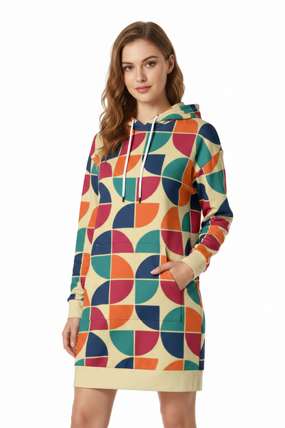 "Courtney Butler" Women's Heavyweight Fleece Hoodie Dress