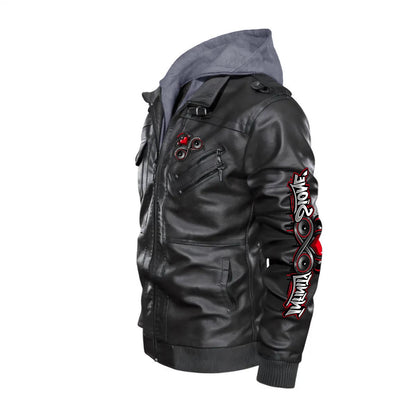 Infinity Sione™ "Heartbeatz"  Leather Jacket