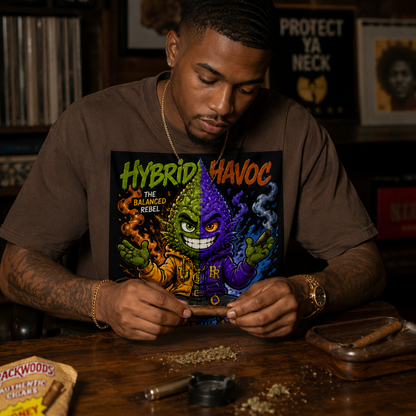 Sparksky & Dutch™ "Hybrid Havoc" Cotton T-Shirt