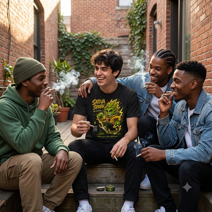 Sparksky & Dutch™ "Sativa Spark" Cotton T-Shirt
