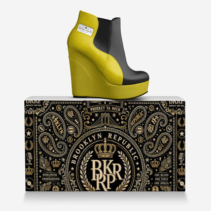 The Sam Ross Collection™ “Killah Bee” Wedge Platform Pump