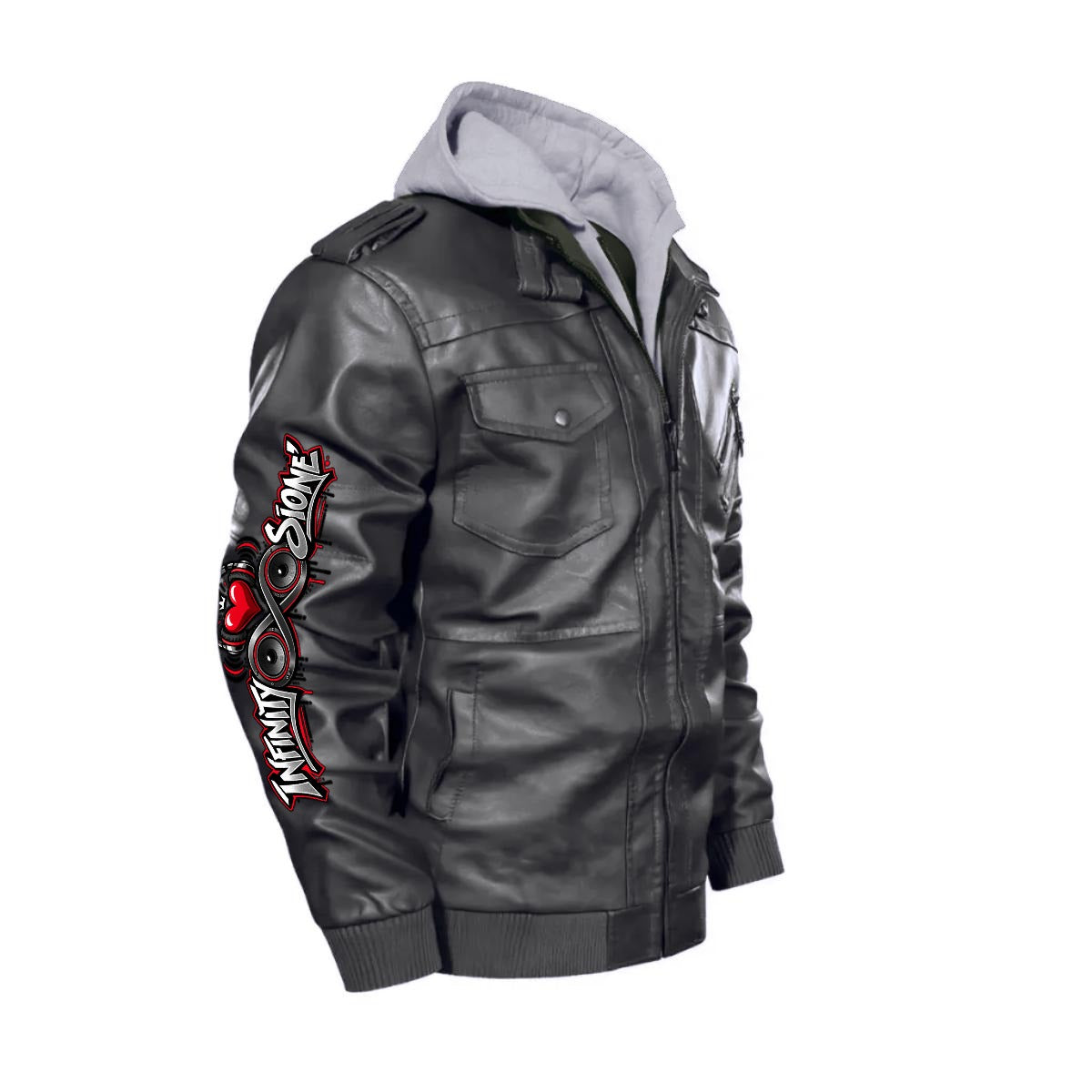Infinity Sione™ "Heartbeatz"  Leather Jacket