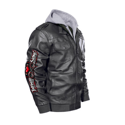 Infinity Sione™ "Heartbeatz"  Leather Jacket