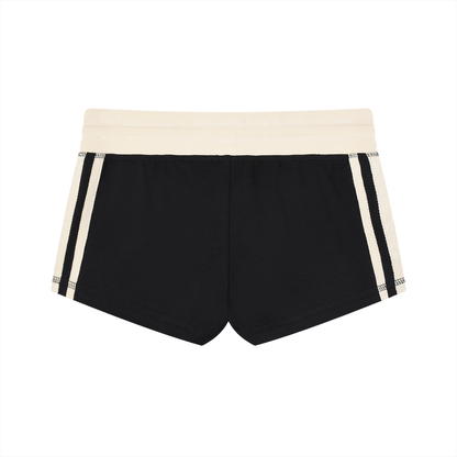 "Worldwide Underground" Women's Contrast Stripe Track Shorts