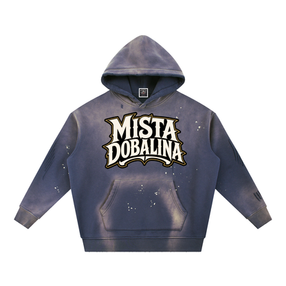 "Mista Dobalina" Vintage Washed Frayed Fleece Hoodie