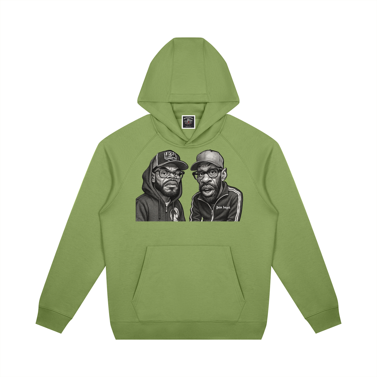 "How High" Oversized Raglan Pullover Hoodie