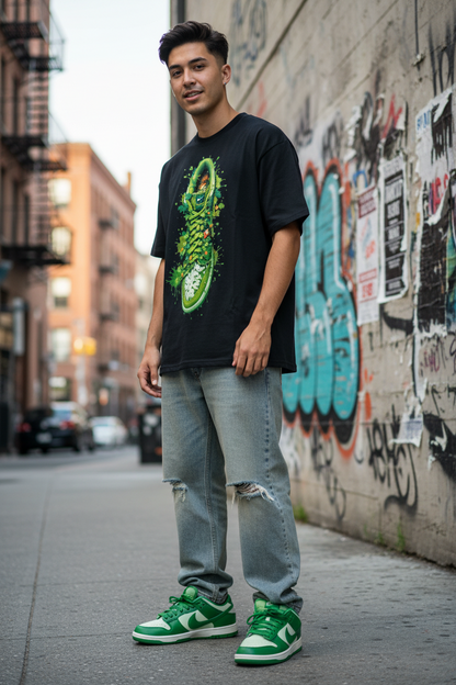 "Green Envy" Cotton T-Shirt