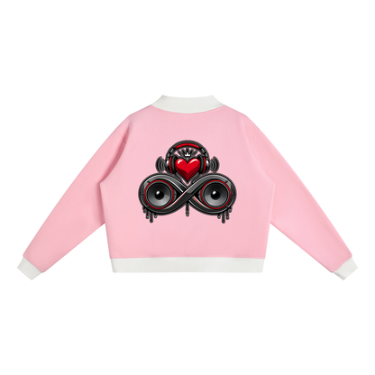 Infinity Sione™ "Heartbeatz" Mock Neck Crewneck Sweatshirt