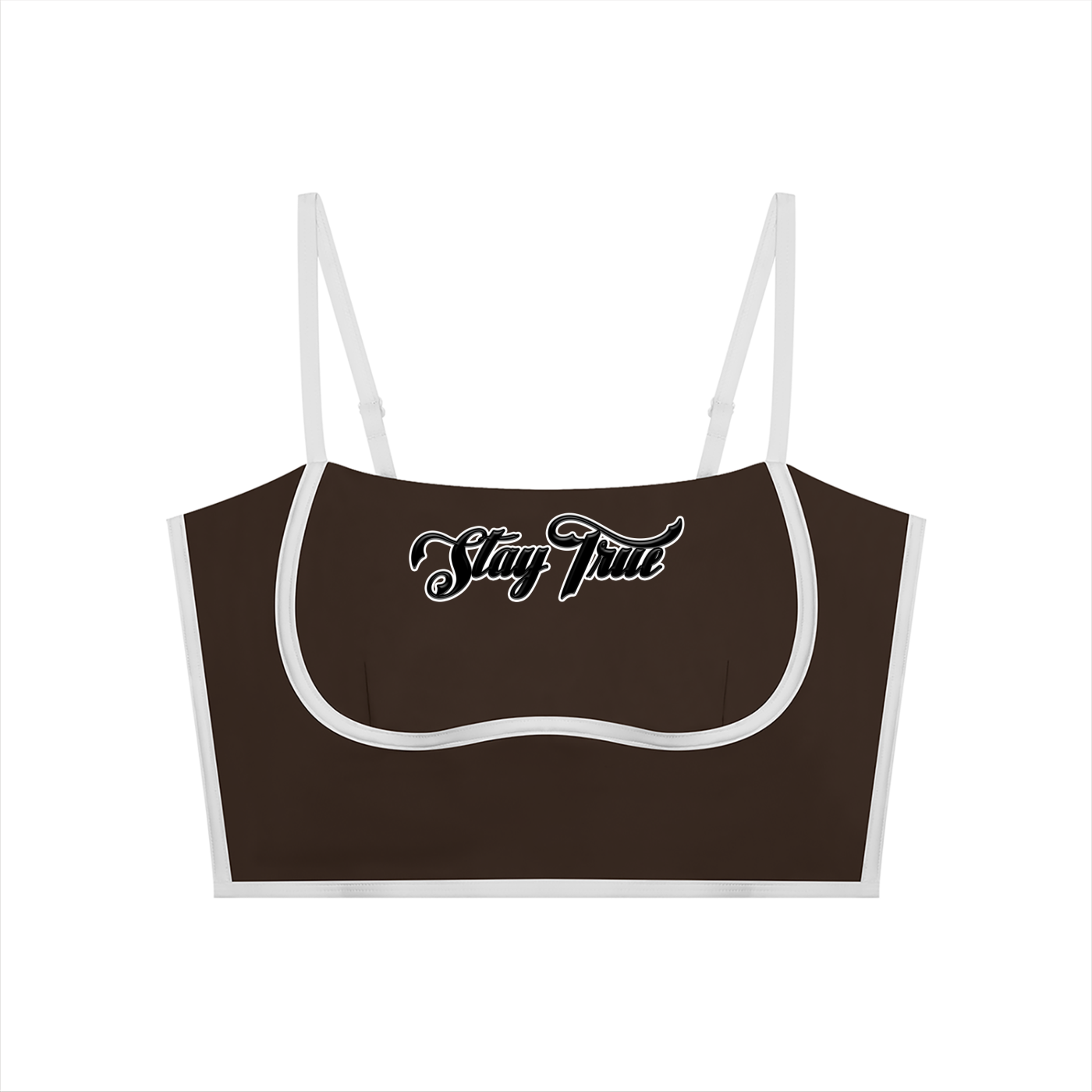 "Brooklyn Republic Essentials" Women’s Color Bloc Yoga Sports Bra