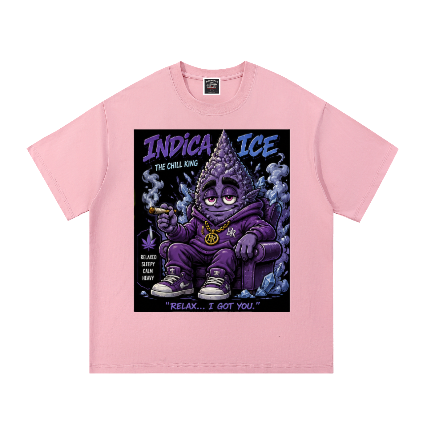Sparksky & Dutch™ "Indica Ice" Cotton T-Shirt