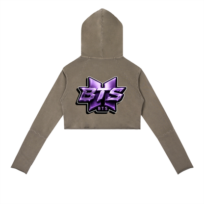 BTS™ x BKNY™ "Our Year" Vintage Washed Raw Edge Hoodie