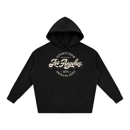 “LA Denim Mfg.” Oversize Fleeced Hoodie