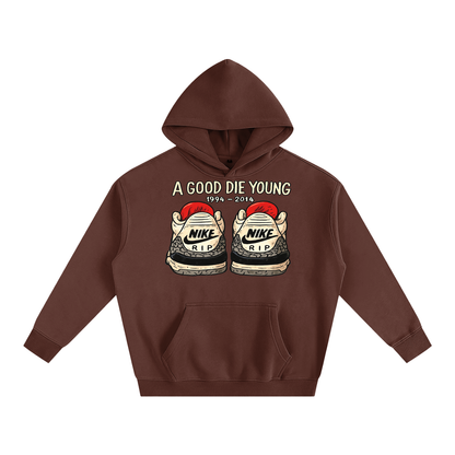 "FOREVER YOUNG" Oversize Fleeced Hoodie