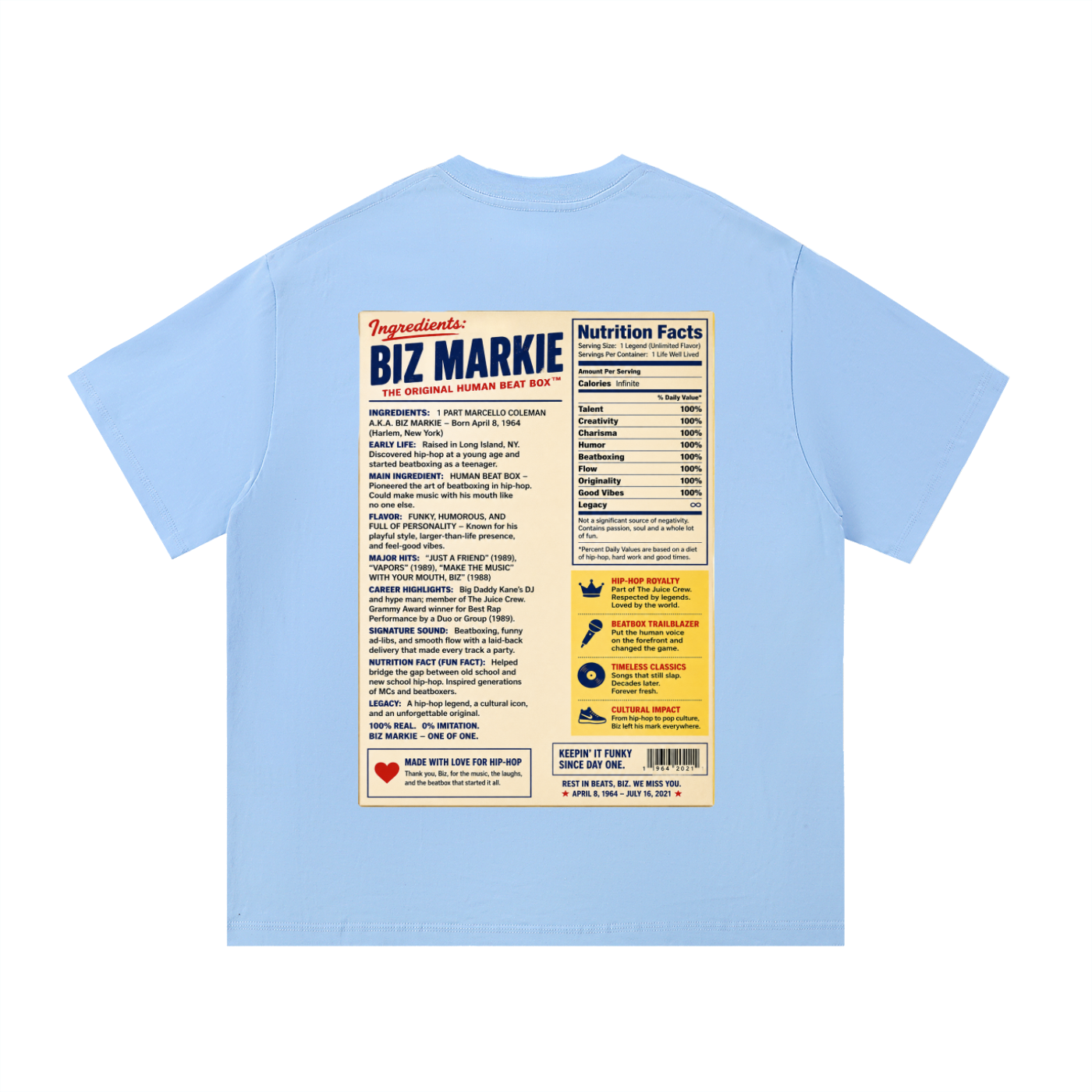 "Nobody Beats The Biz" Cotton T-Shirt