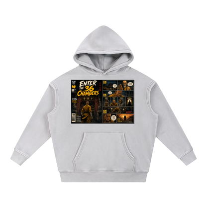 PYN™ x BKRP™ "Enter the 36 Chambers" Snow Wash Fleece Oversize Hoodie