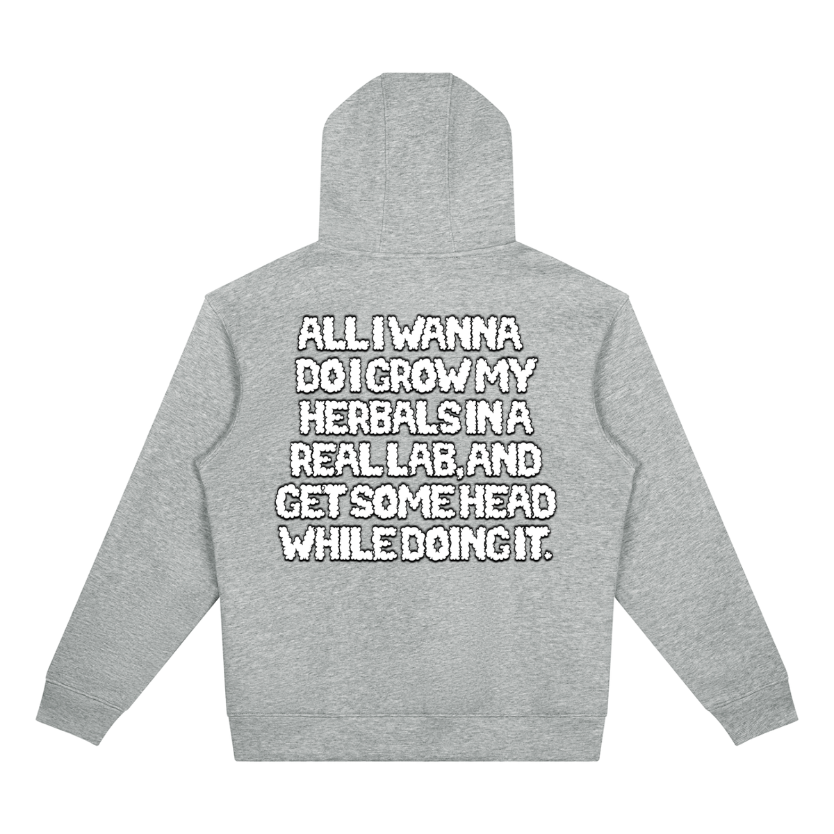 "How High" Drop Shoulder Full Zip Hoodie