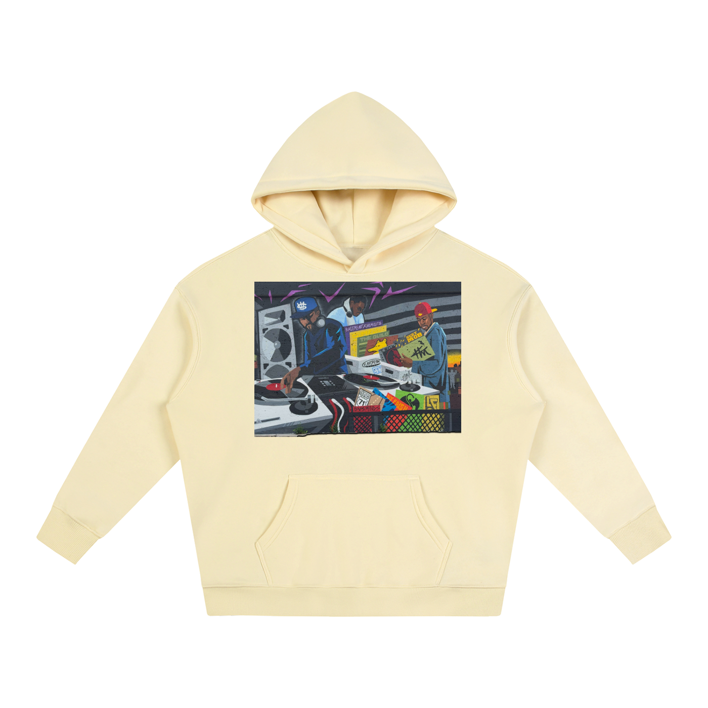 "CHUGHES 4 EVA" Oversize Fleeced Hoodie