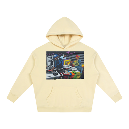 "CHUGHES 4 EVA" Oversize Fleeced Hoodie