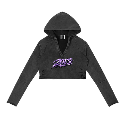 BTS™ x BKNY™ "Our Year" Vintage Washed Raw Edge Hoodie