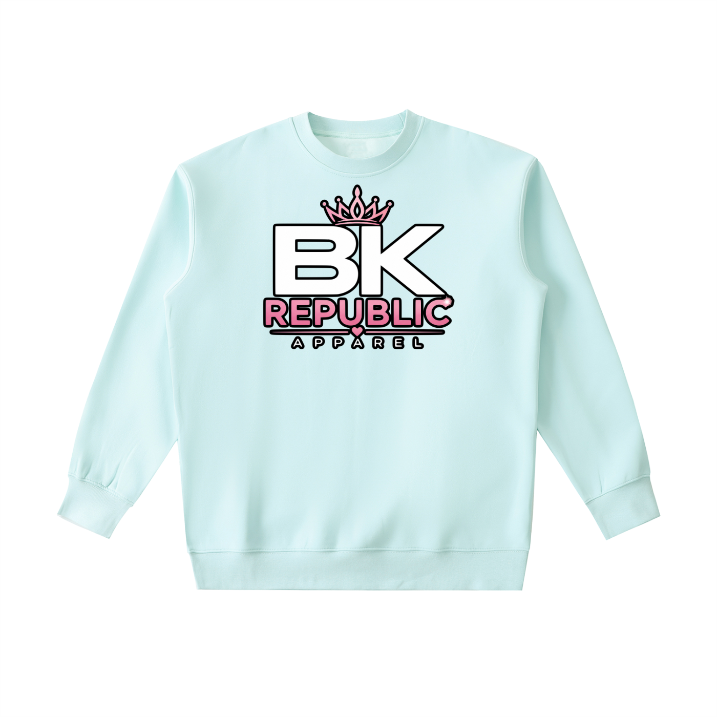 "Brooklyn Republic Essentials" Women's Block Party Heavyweight Crewneck Sweatshirt