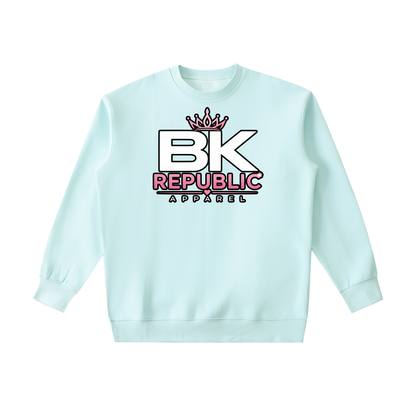 "Brooklyn Republic Essentials" Women's Block Party Heavyweight Crewneck Sweatshirt