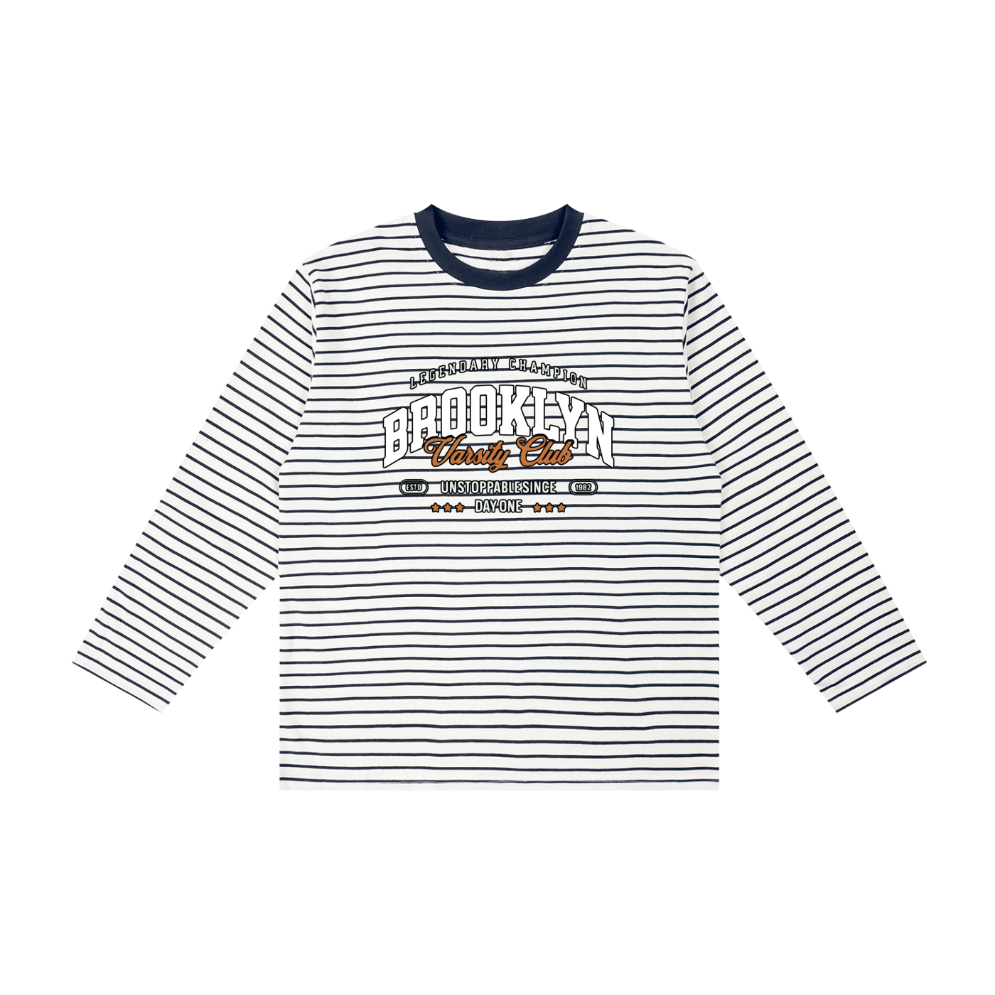 Brooklyn Republic Essentials™ Kid's Striped Long Sleeve T-Shirt