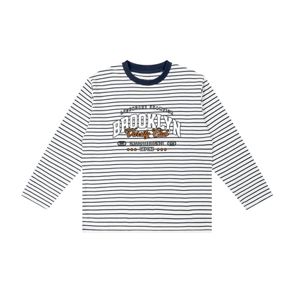 Brooklyn Republic Essentials™ Kid's Striped Long Sleeve T-Shirt