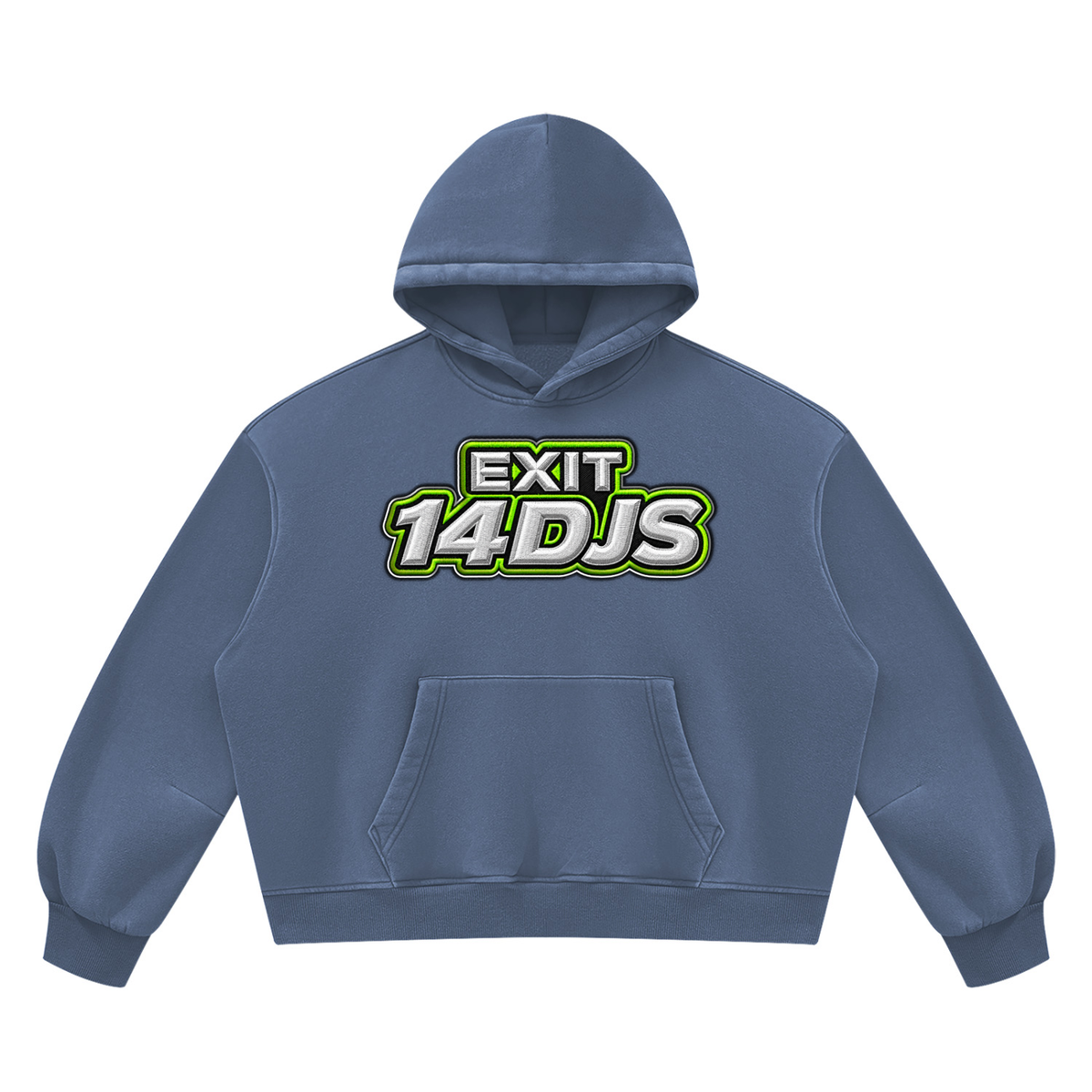"Exit 14"  Vintage Wash Barrel Leg Fleece Sweatsuit