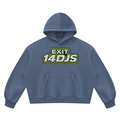 "Exit 14"  Vintage Wash Barrel Leg Fleece Sweatsuit