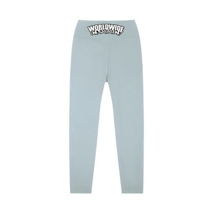 "Worldwide Underground" High-Waisted Yoga Leggings