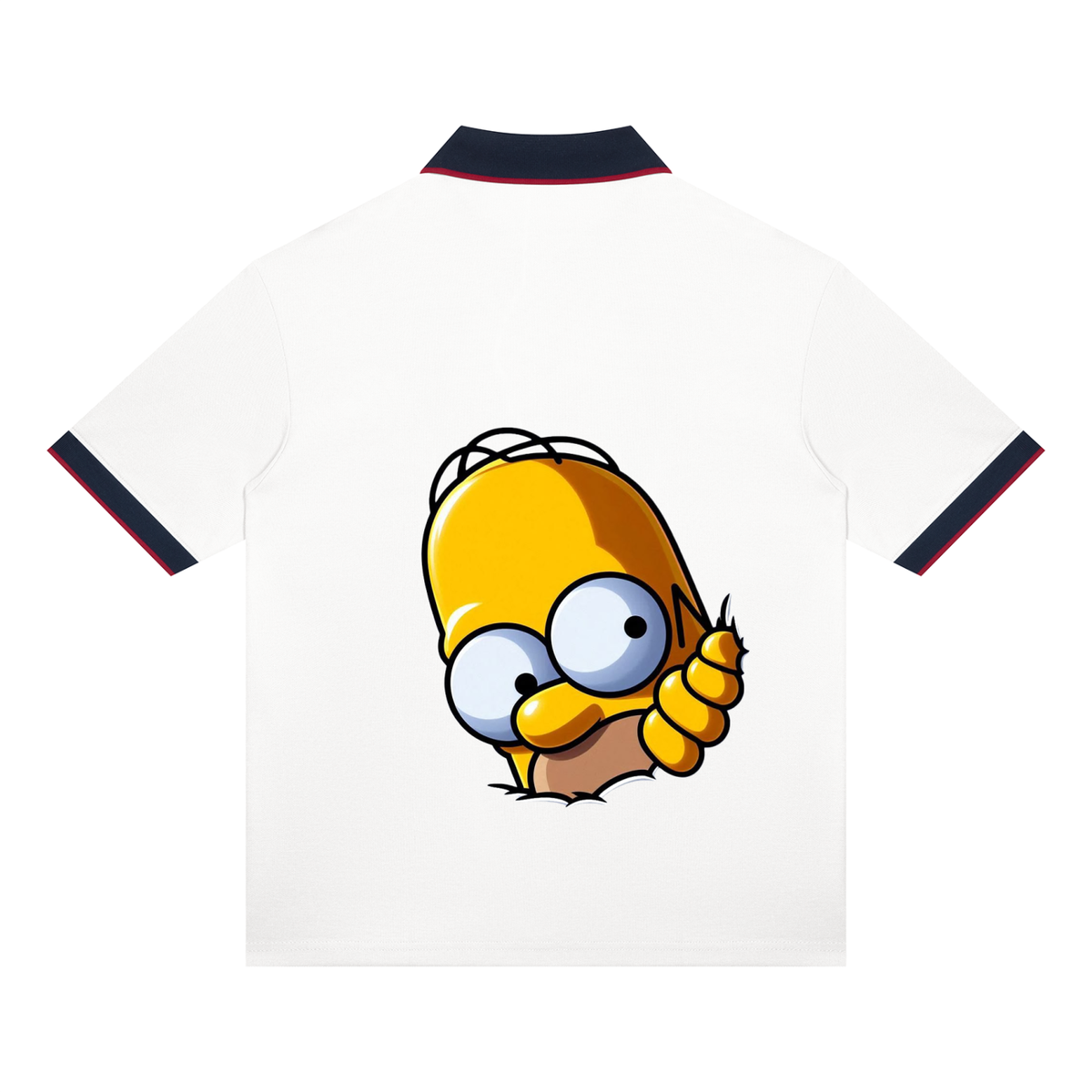 Homer Simpson™ "Peekaboo" Color Block Polo Shirt