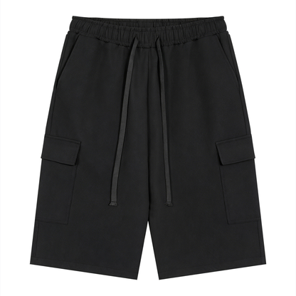 "Brooklyn Republic Essentials" Drawstring Cargo Shorts