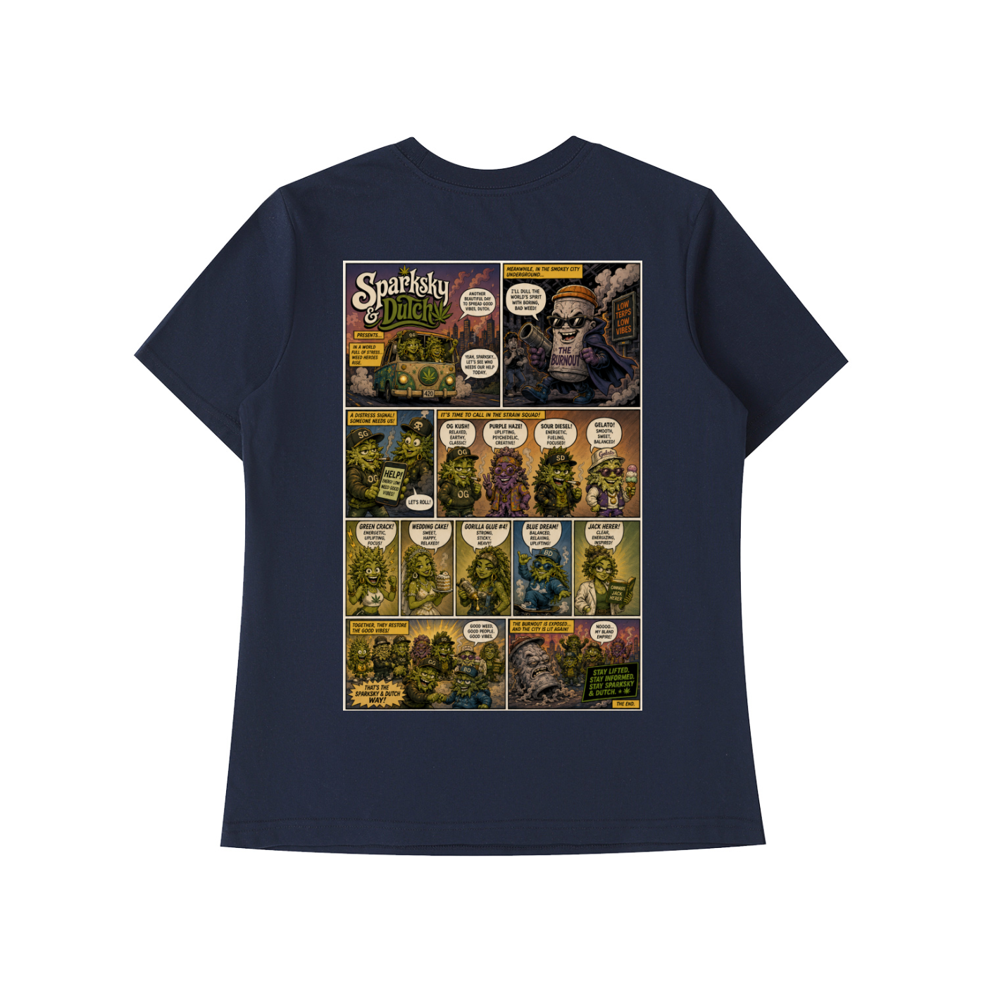"Sparksky & Dutch" Standard Shoulder T-Shirt
