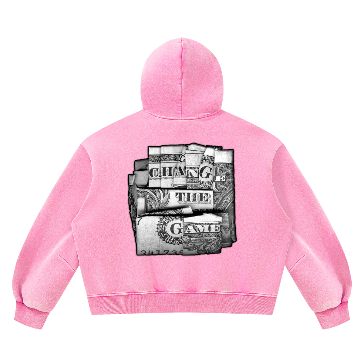 "Double Entendre" Vintage Wash Boxy Fleece Hoodie