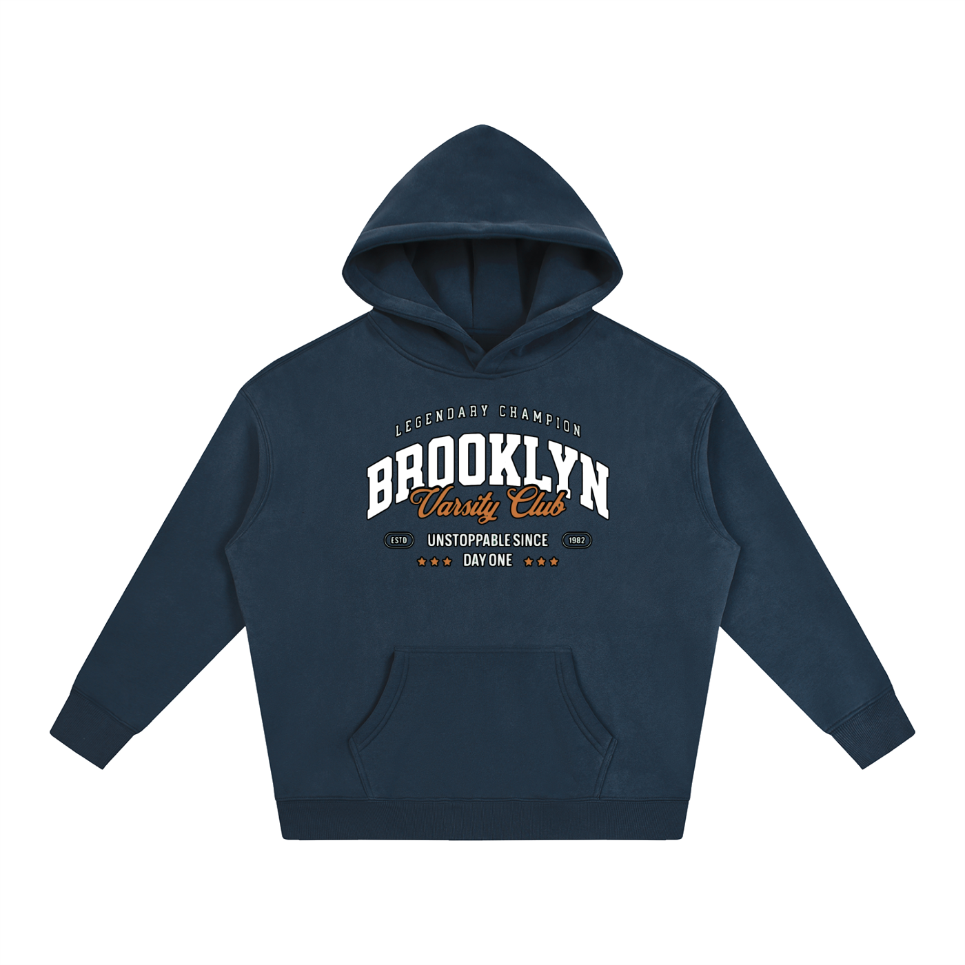 "Varsity Club" Oversize Fleeced Hoodie