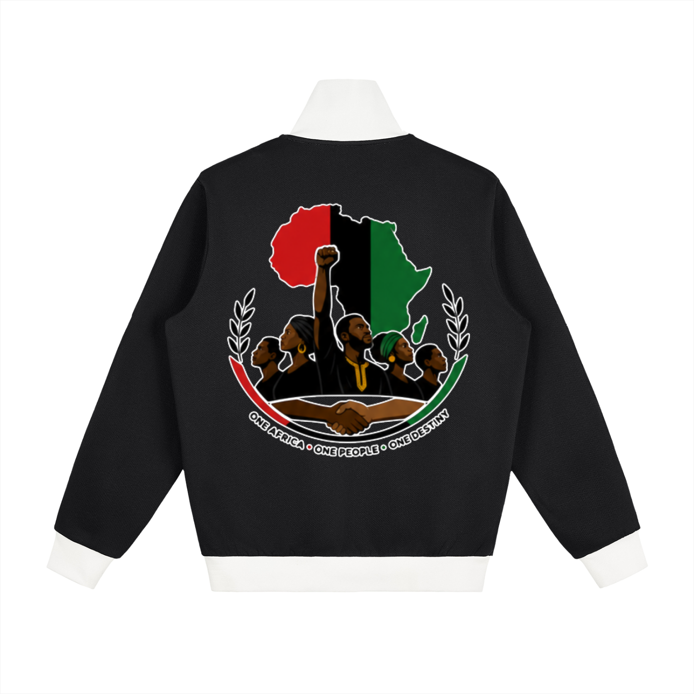 "One Voice" Contrast Fleece Track Jacket