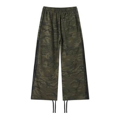 "DREAM CHASERS" Camo Wide Leg Sweatpants