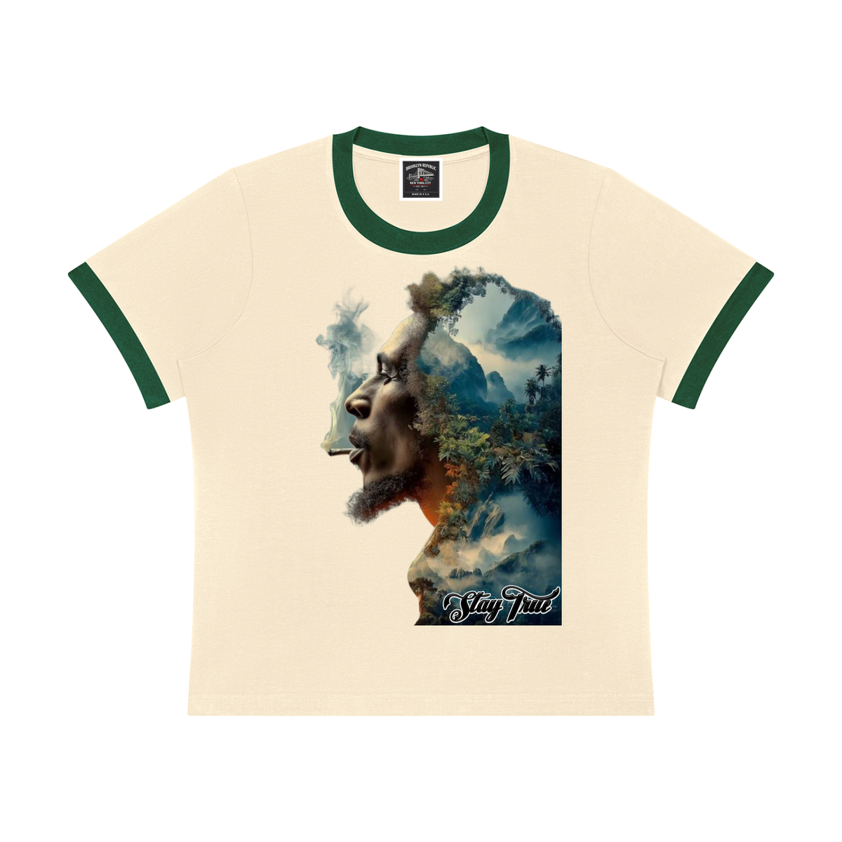 "Gravity of His Presence" Women's Sorona Ringer T-Shirt