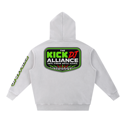 KDA™ "Exit 14" Snow Wash Fleece Oversize Hoodie