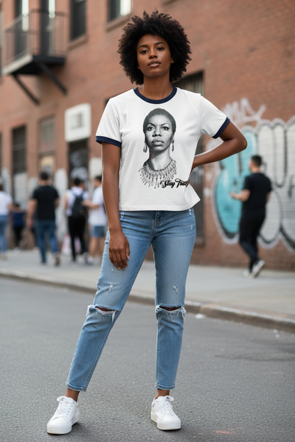 "Miss Nina" Women's Sorona Color Block T-Shirt