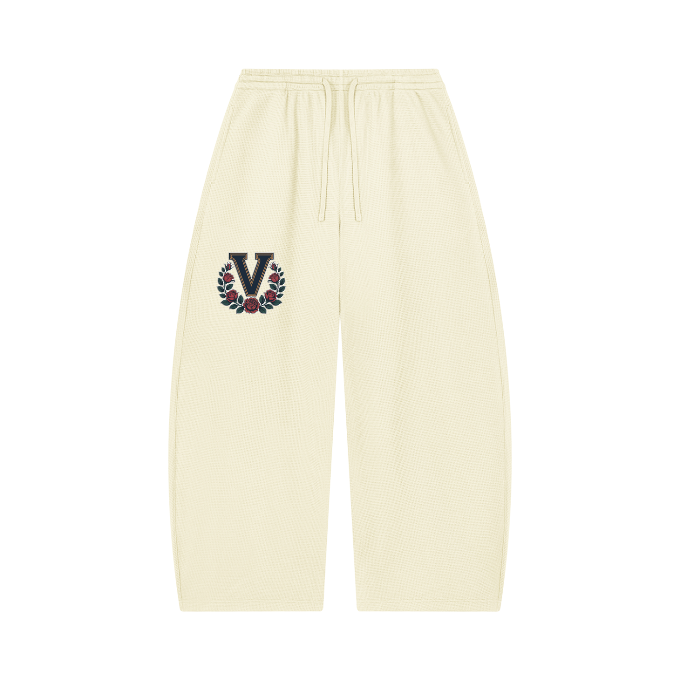 "VARSITY" Waffle Cotton Sweatsuit