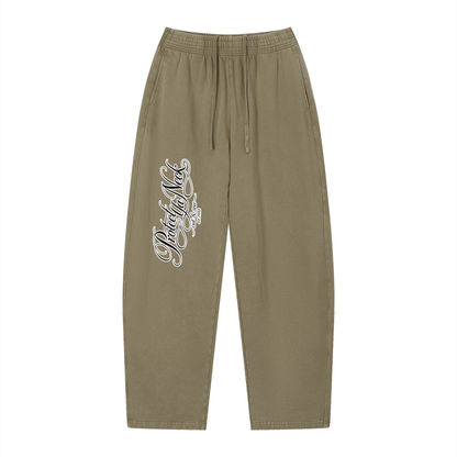 PYN™ x BKRP™ "Cut & Sew" Vintage Wash Loose Sweatpants