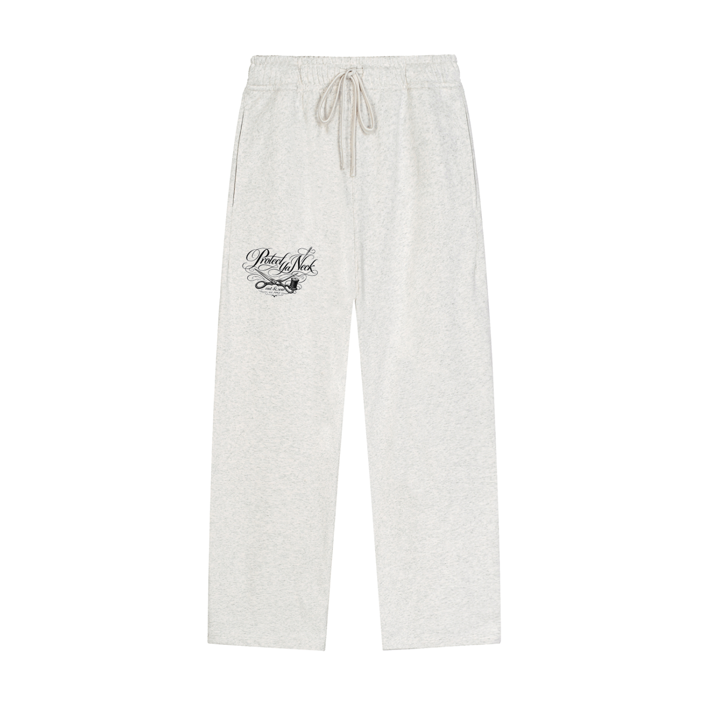 PYN™ x BKRP™ "Cut & Sew" Solid Color Straight-Leg Sweatpants