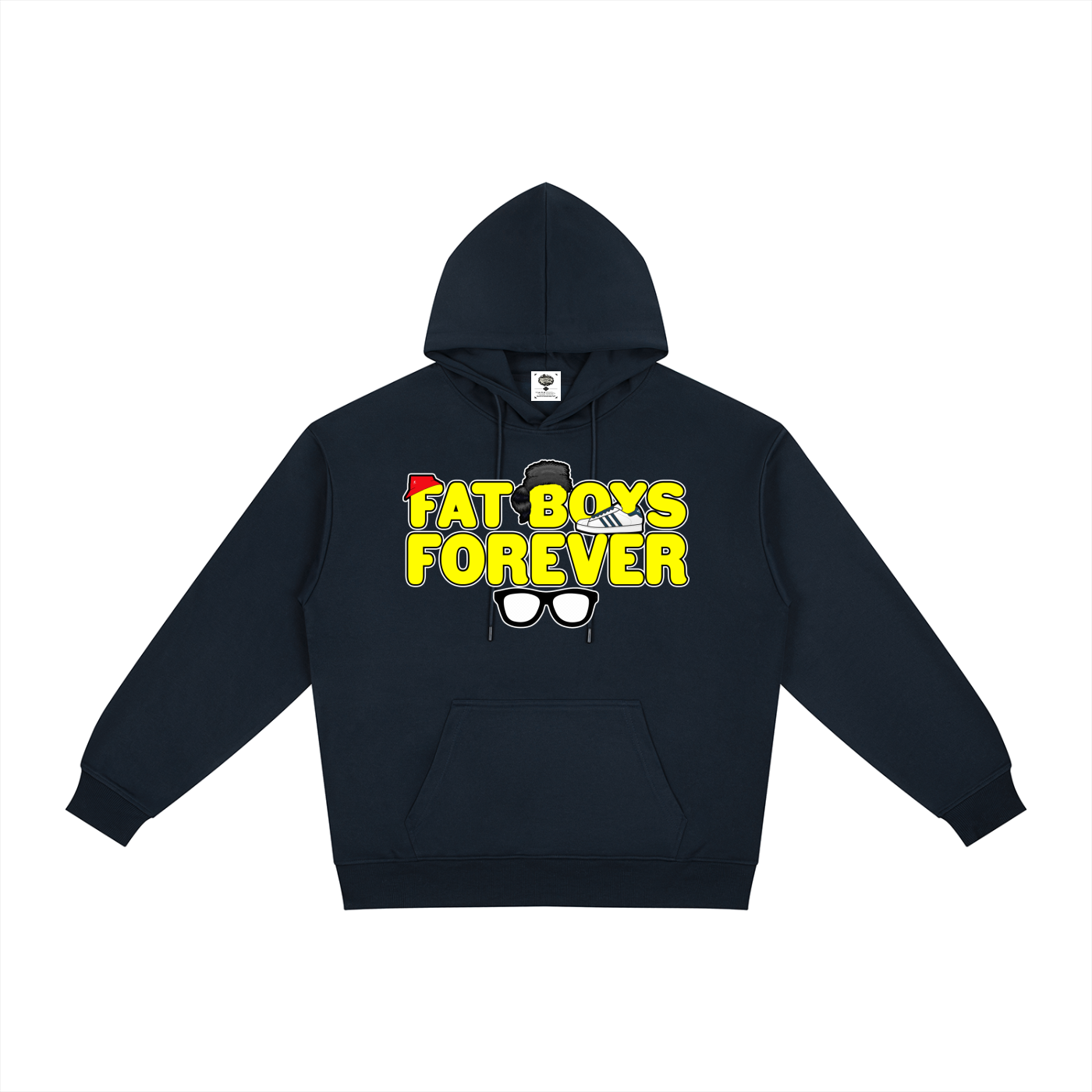 "Fat Boys Forever" Relaxed Fit Hoodie