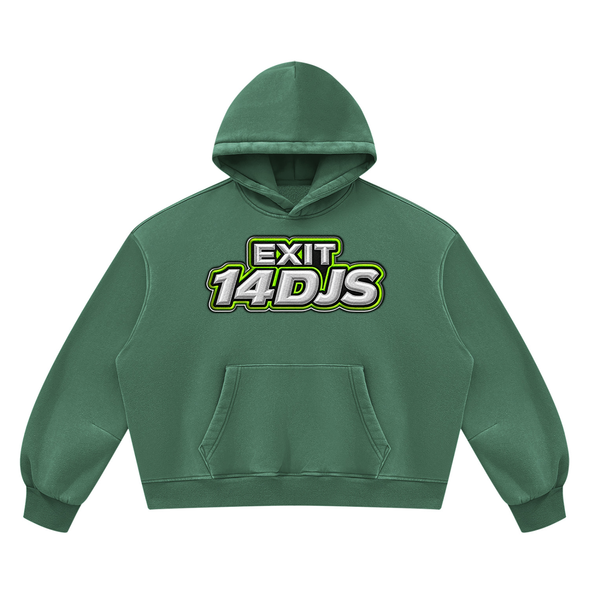 "Exit 14"  Vintage Wash Barrel Leg Fleece Sweatsuit