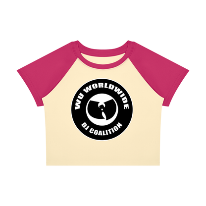 PYN™ "Wu World DJ Coalition" Women’s Raglan Color Block Baby T-Shirt