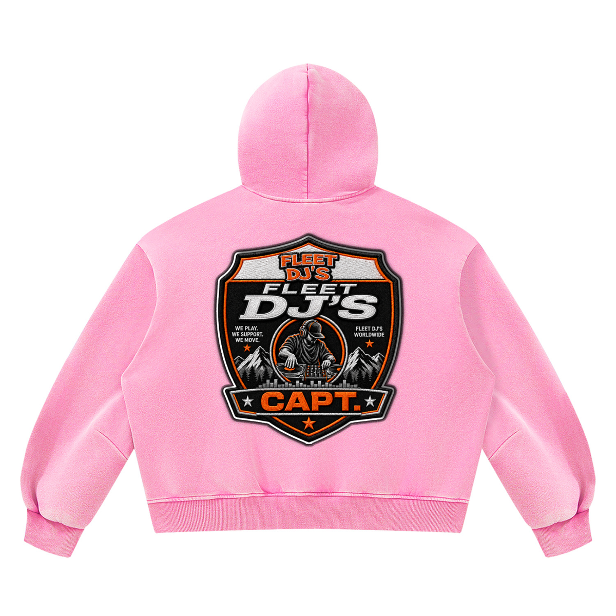 "Fleet DJ's" Vintage Wash Boxy Fleece Sweatsuit
